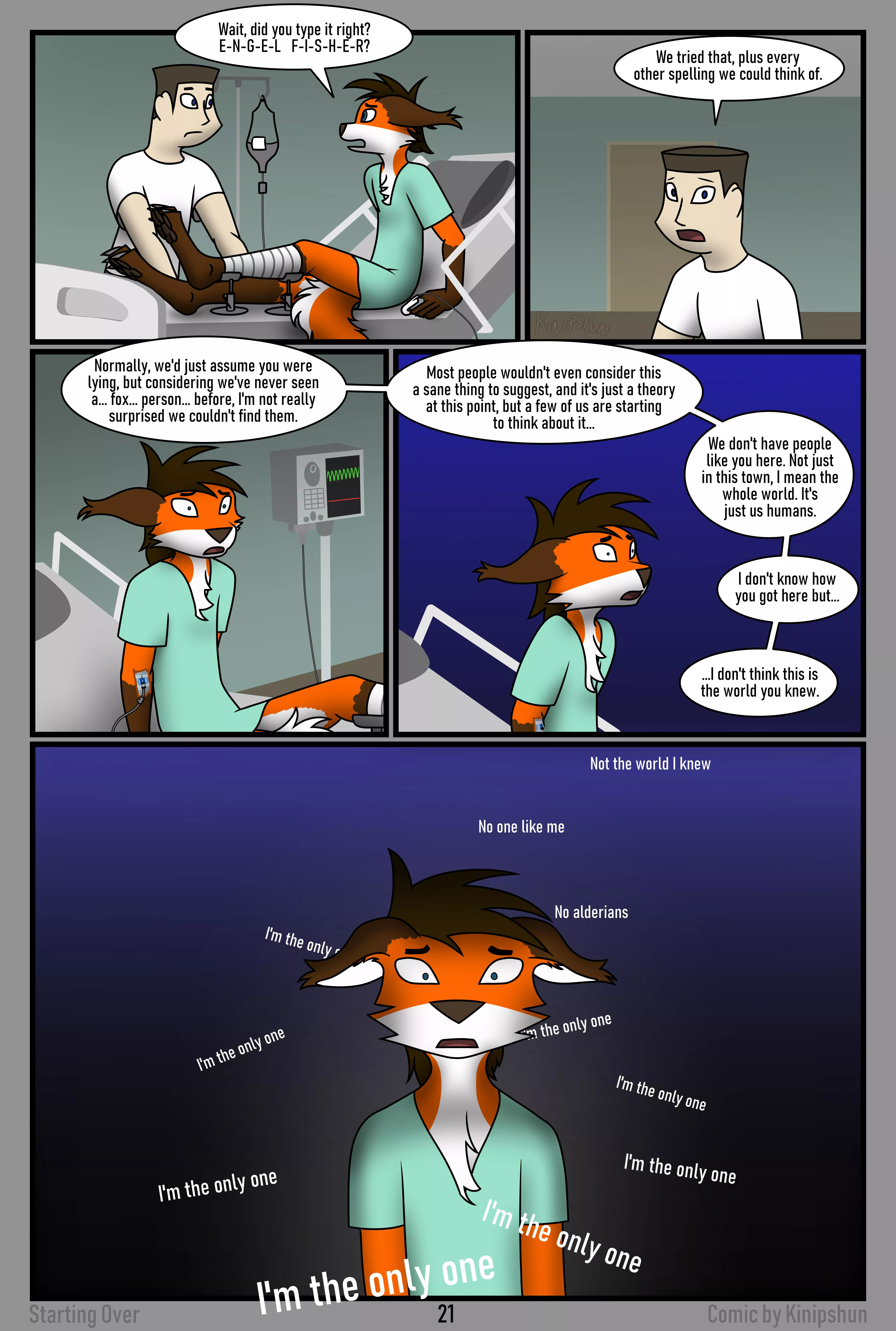 Page 21 of my comic is now available! Link to the full comic in comments posted by Kinipshun