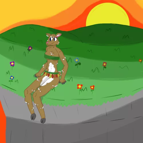 Relaxing in nature [Q] *art by me* by AdditionalBuyer5242