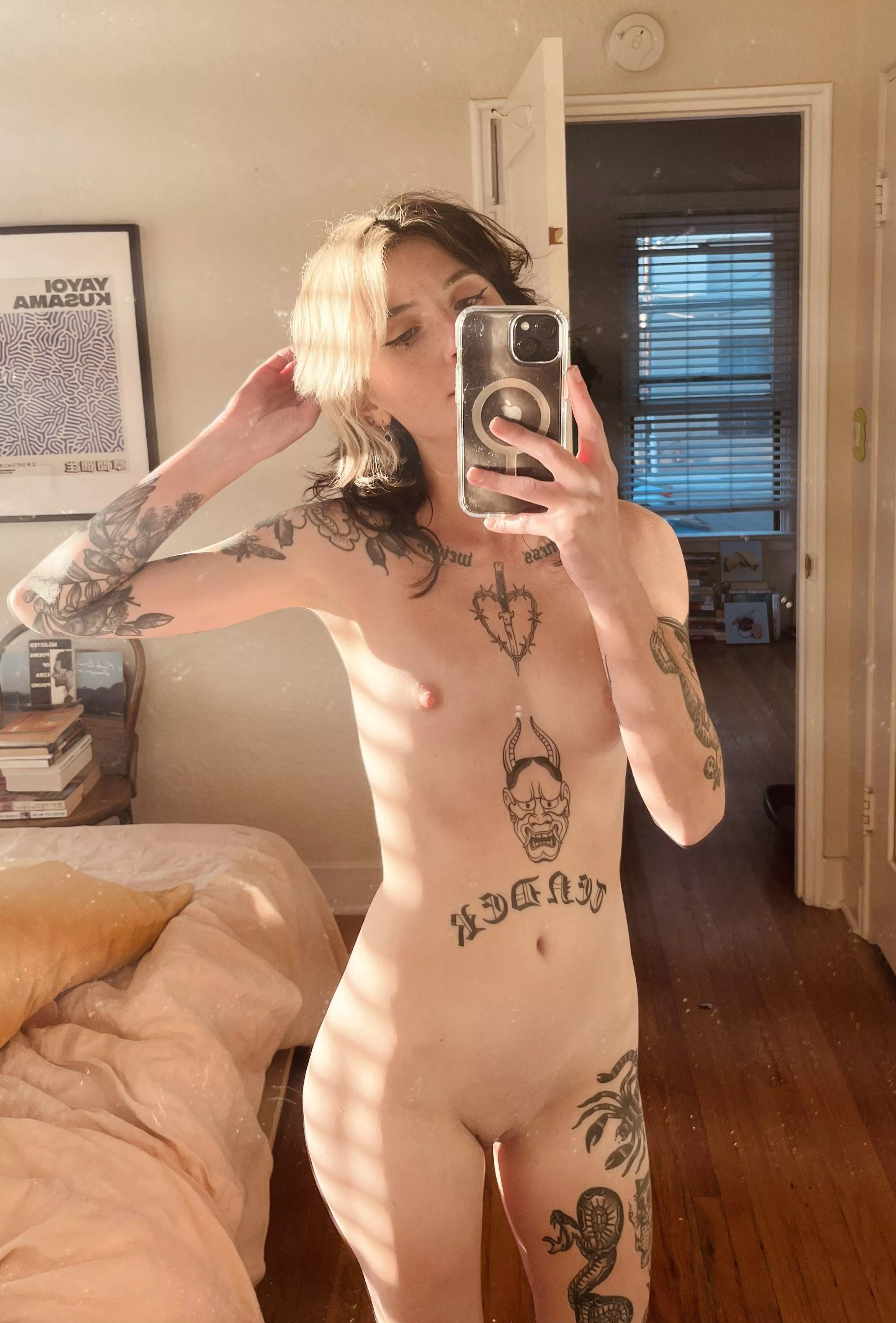 Split hair bc I’m half angel half devil 😈 posted by Own_Practice_8161