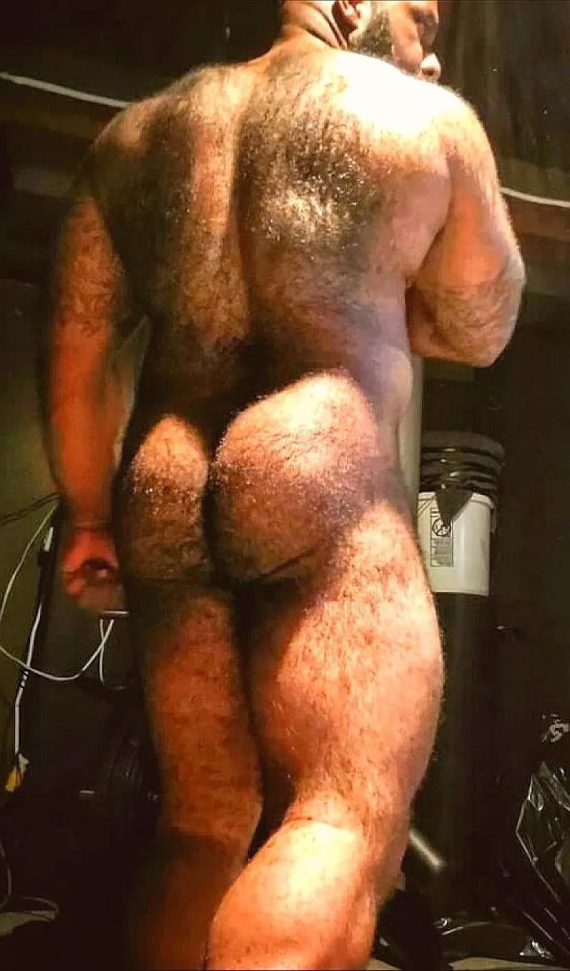 That hairy back and booty... posted by SolidAshford