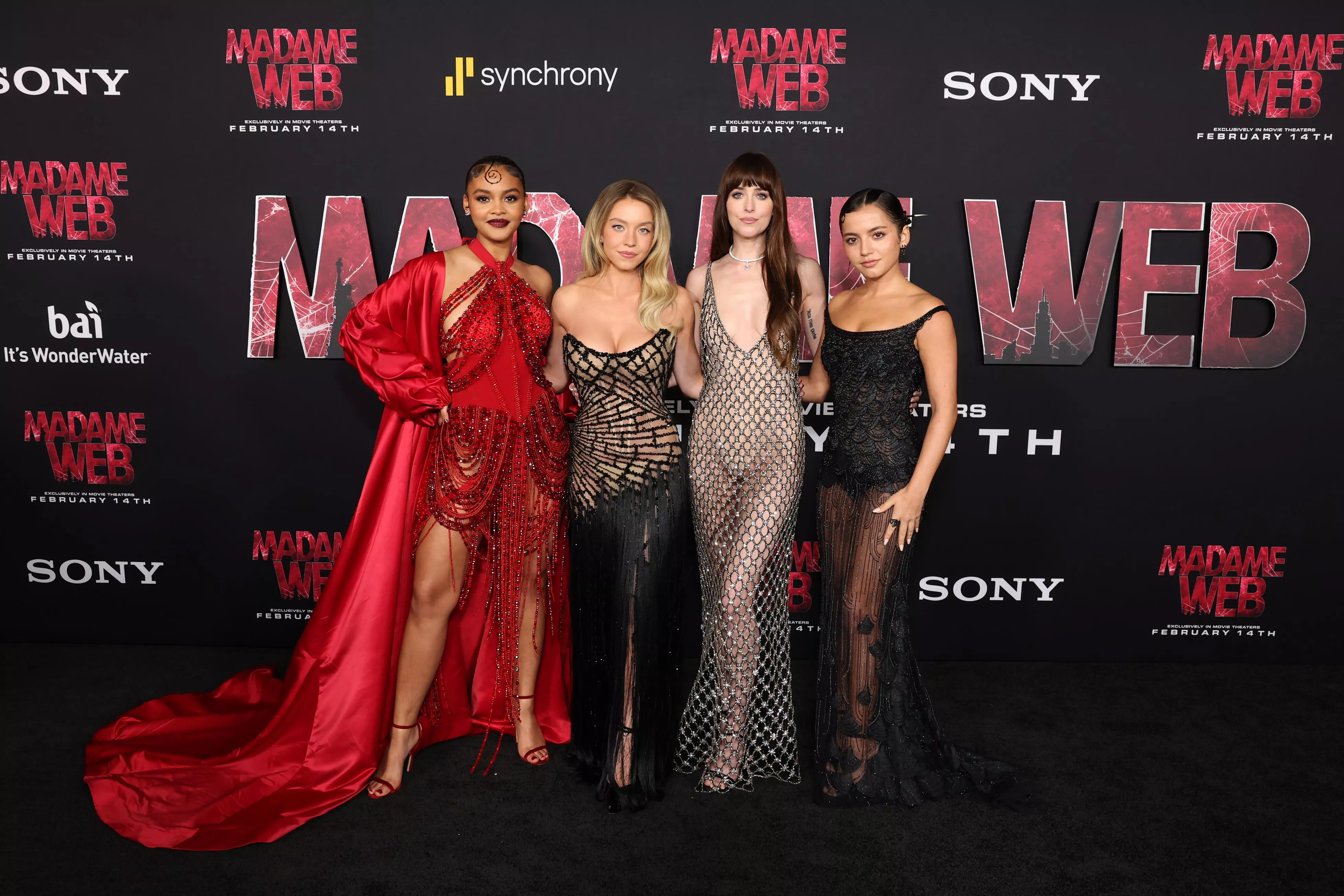 Celeste O'Connor, Sydney Sweeney, Dakota Johnson and Isabela Merced posted by Naalder123