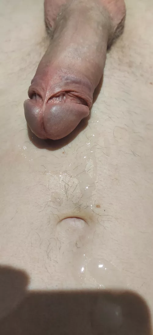 Covered in my own cum.....wish it was yours though 😈 by SubSammyACC