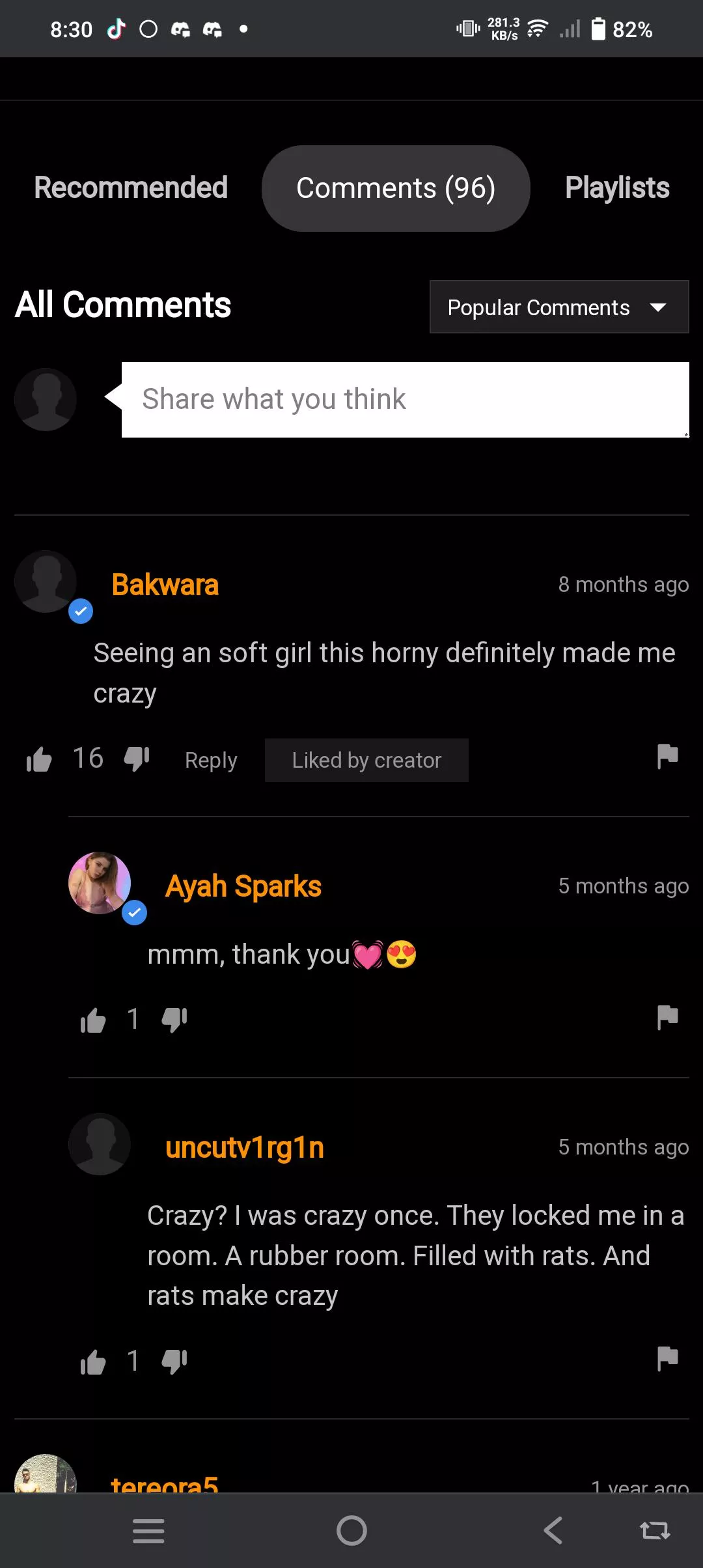 Crazy? I was crazy once. They locked me in a room. A rubber room. Filled with rats. And rats make (me) crazy posted by iforgormypaswod