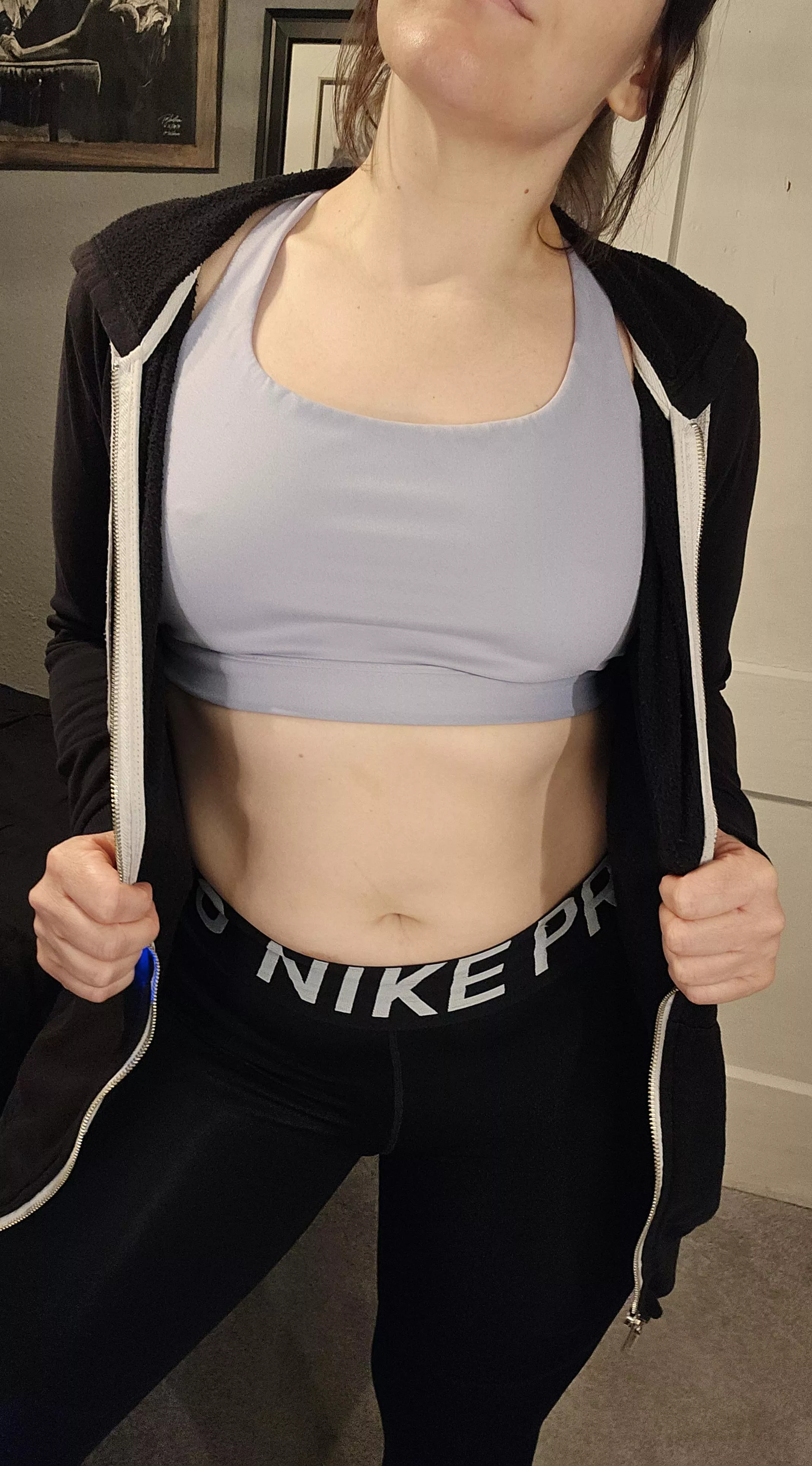 Hardest part of the workout is getting your sports bra off posted by StoryOfAGemini