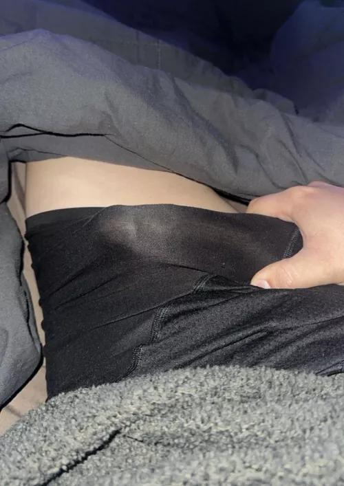 Laid up in bed waiting for whoever is bold enough to take it all out for a taste, who’s up for the challenge?? by Specialist-Piglet878