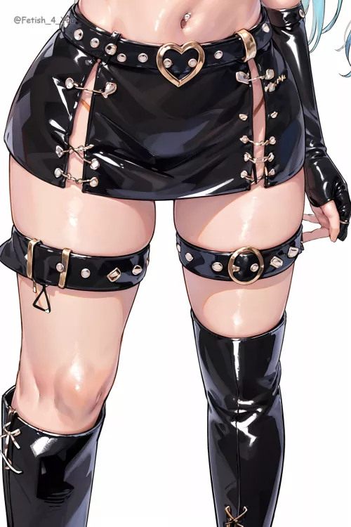 Leather Boots  by CheetahSperm18