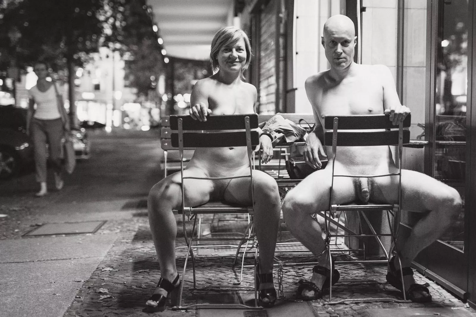 Olivia and I art nude in public in  Berlin by Ghünter Dorn posted by ExcellentContract677