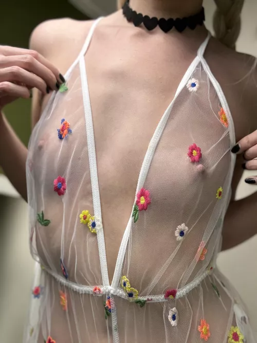 Tiny titties having spring vibes  by LanaPeaches__