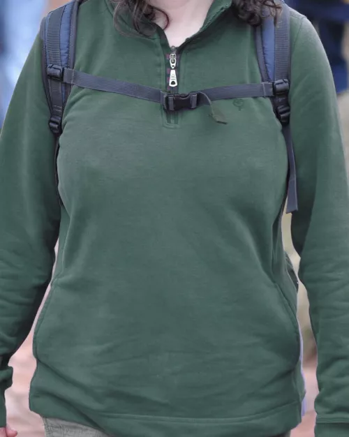 Too hot, but it the only layer I have on. by Playful_Tease0808