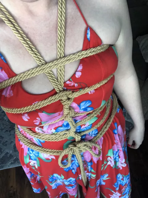 Wearing my favourite little red dress today 🌸