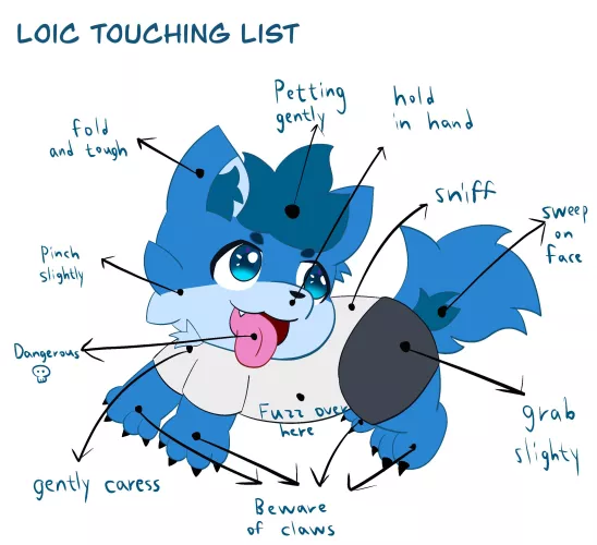 Which body part you wanna touch the most🫳🏻🐺 by Kuma5252