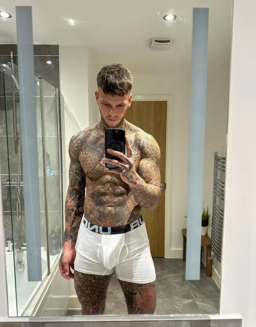 (31) I've tattoos all over my body except one place, Guess where? by Worried-Definition65