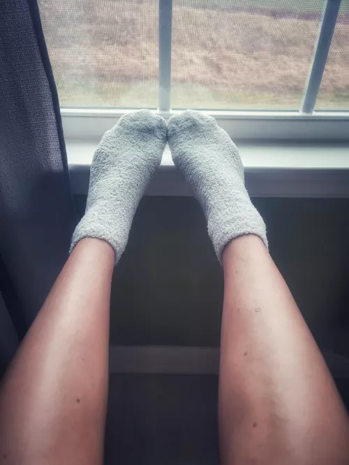 Do you think these fuzzy socks would feel nice wrapped around your cock? by BriannaSnowOF