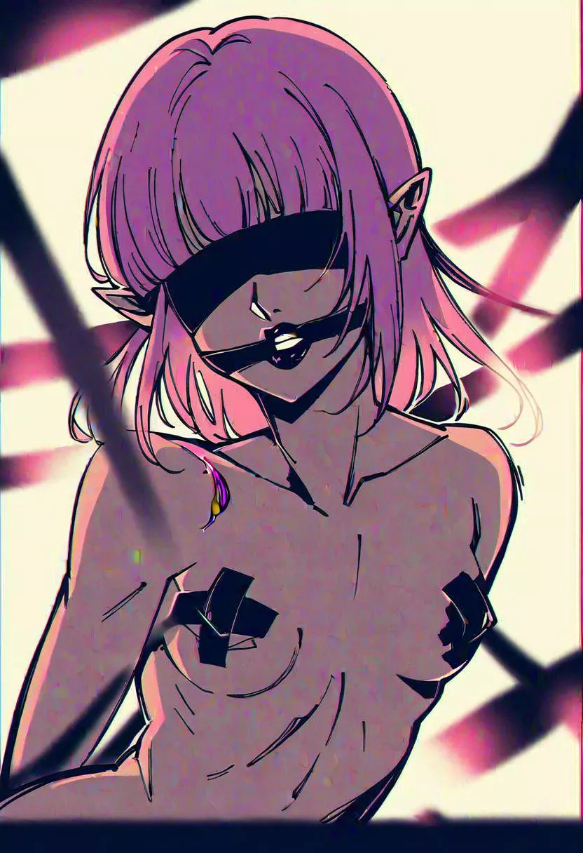 Elf girl self portrait <3 posted by AI_MIA