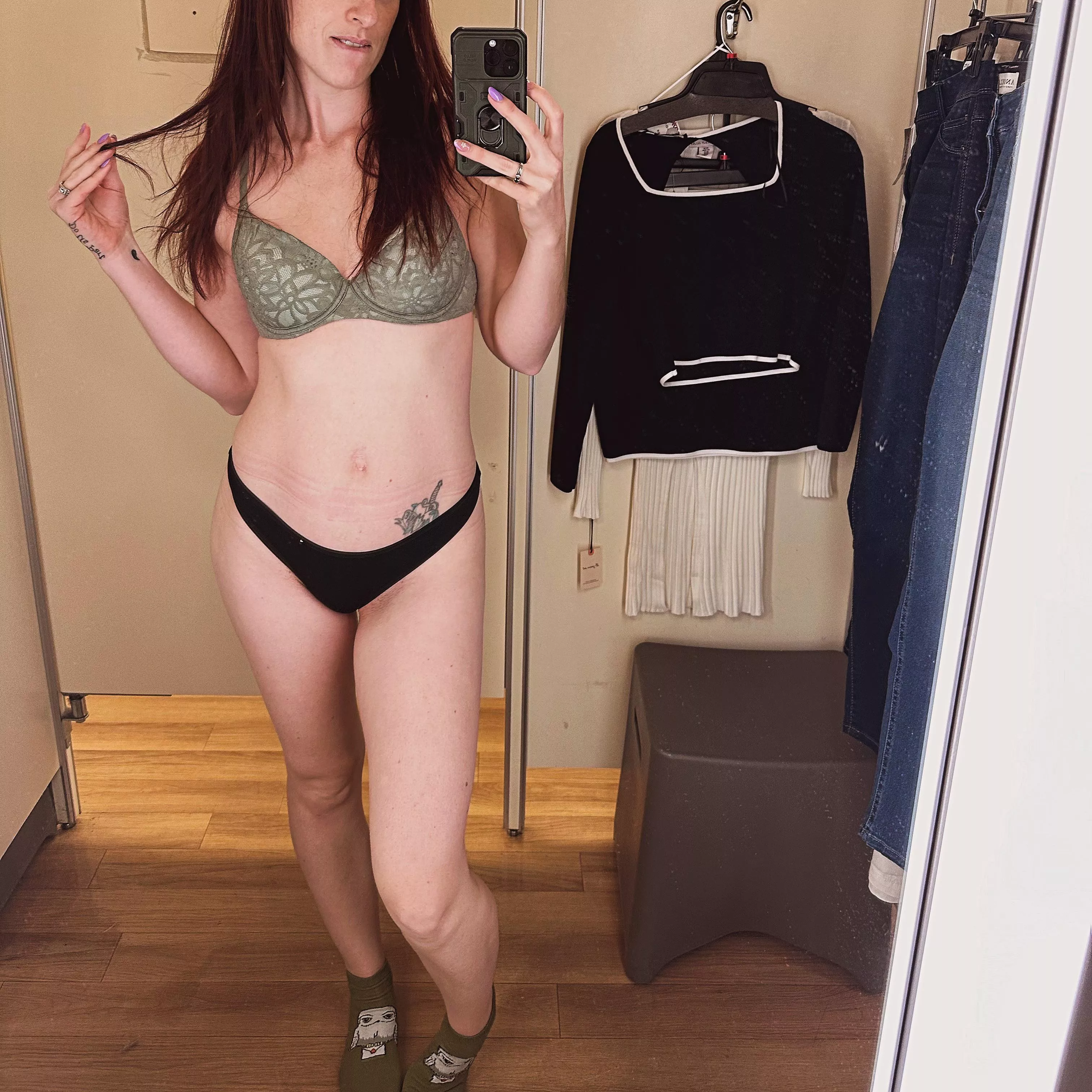 Excuse me can I get some assistance in the fitting room plz posted by Cay_Bakes