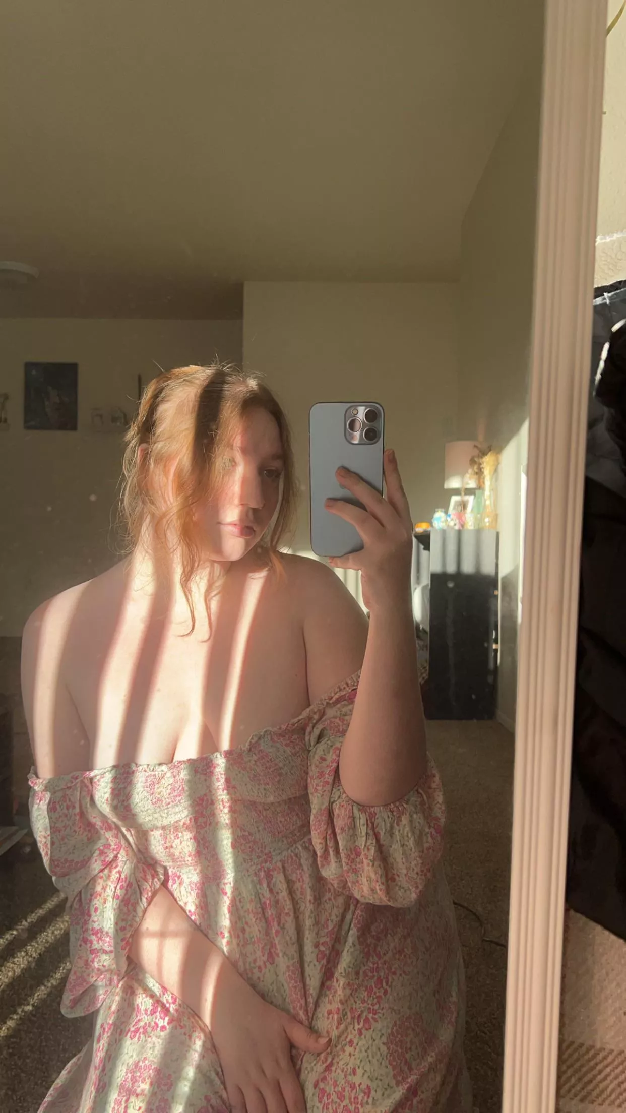 felt so pretty in my dress today😇💖☀️ posted by honeyfuzzle