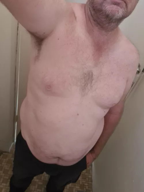 Getting a bit hot at work, should I take the rest off?? by man-or-