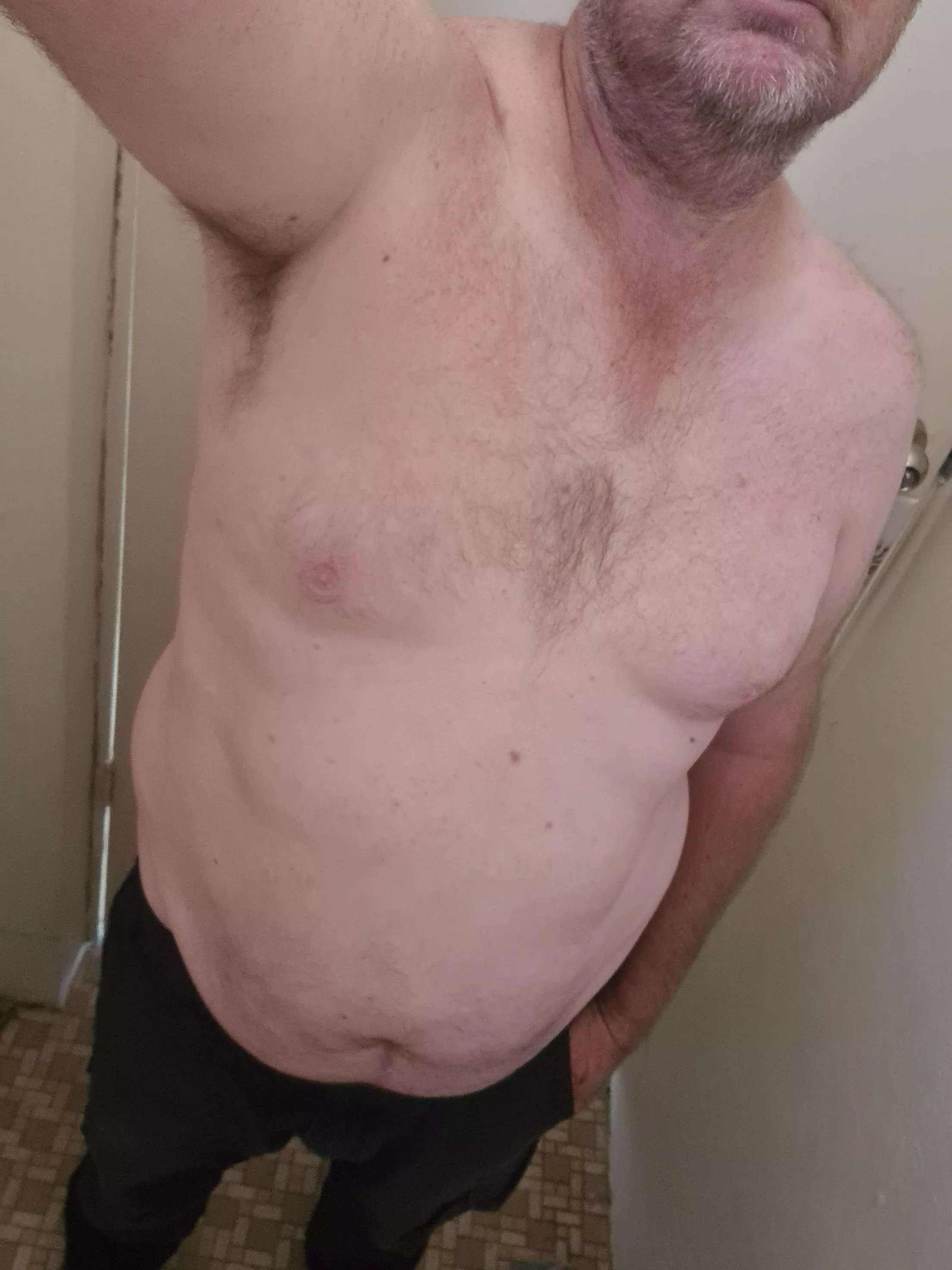 Getting a bit hot at work, should I take the rest off?? posted by man-or-