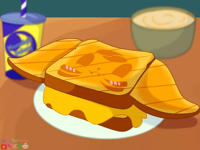 Grilled Cheese TF :3 (Art by me :3) by GeoTheFloofy