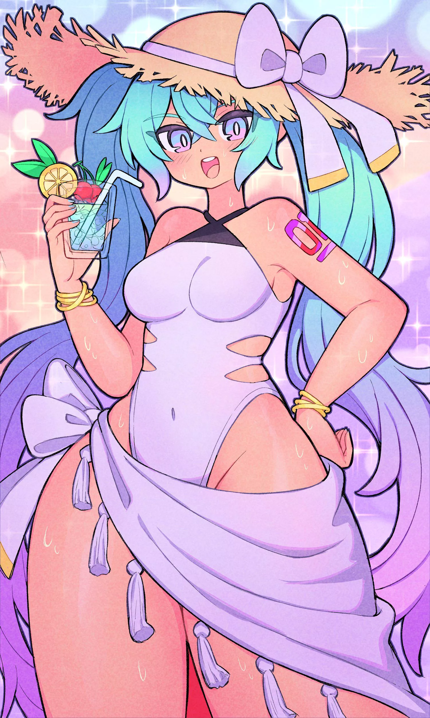Hatsune Miku in a swimsuit posted by LafterMastr