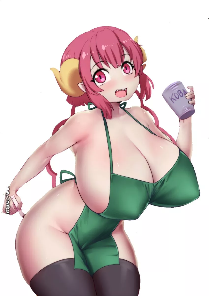 ilulu (dragon maid) (starbucks )[ miss kobayashi's dragon maid ] posted by NinaSweetyyyFox25