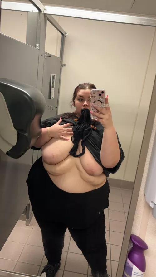 love taking pictures at work yes those are my panties on my mouth by may_flower33