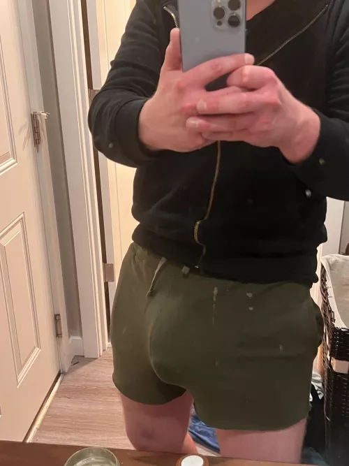My hung dick is VERY THICK under my shorts 🥵 by RobbieBison91