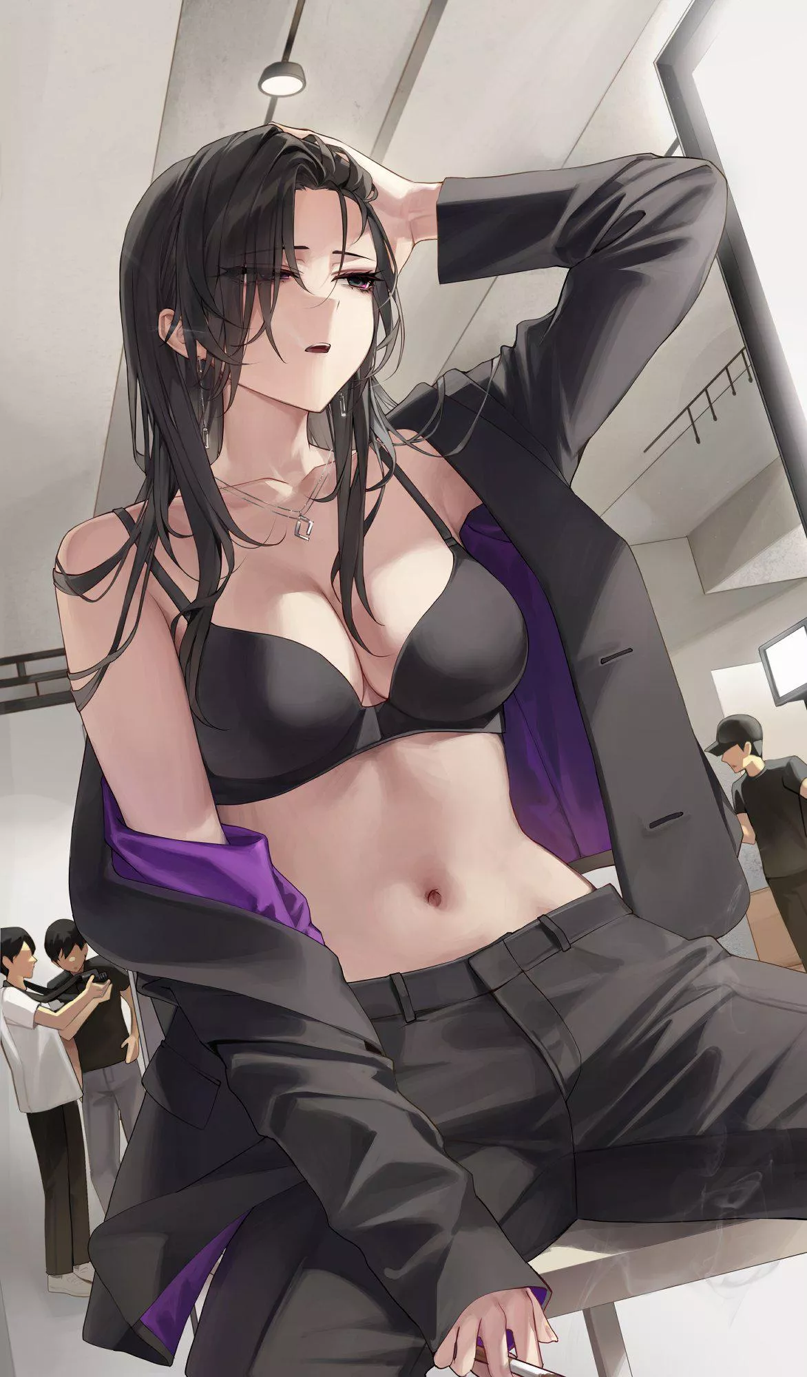 Smoke Break  posted by CheetahSperm18