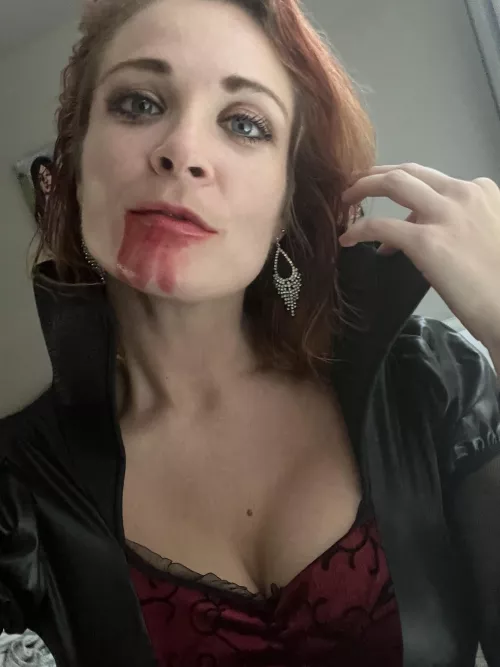 Stay for a bite  by PulpdanceMuse