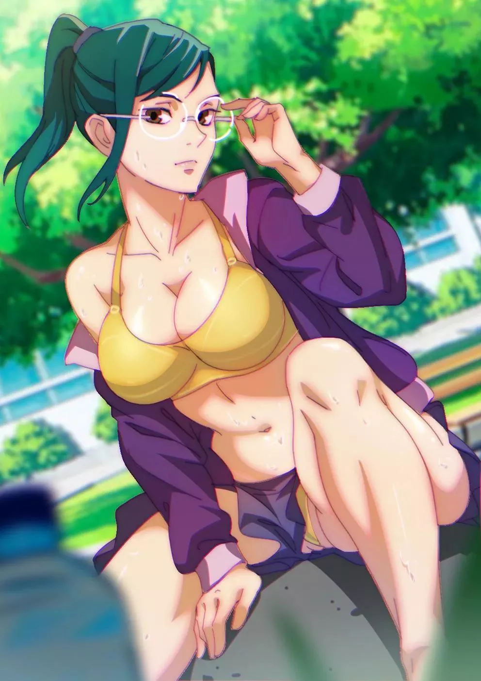 Sweaty maki zenin (outrageous work )[jujutsu kaisen] posted by Outrageous_Work_2863