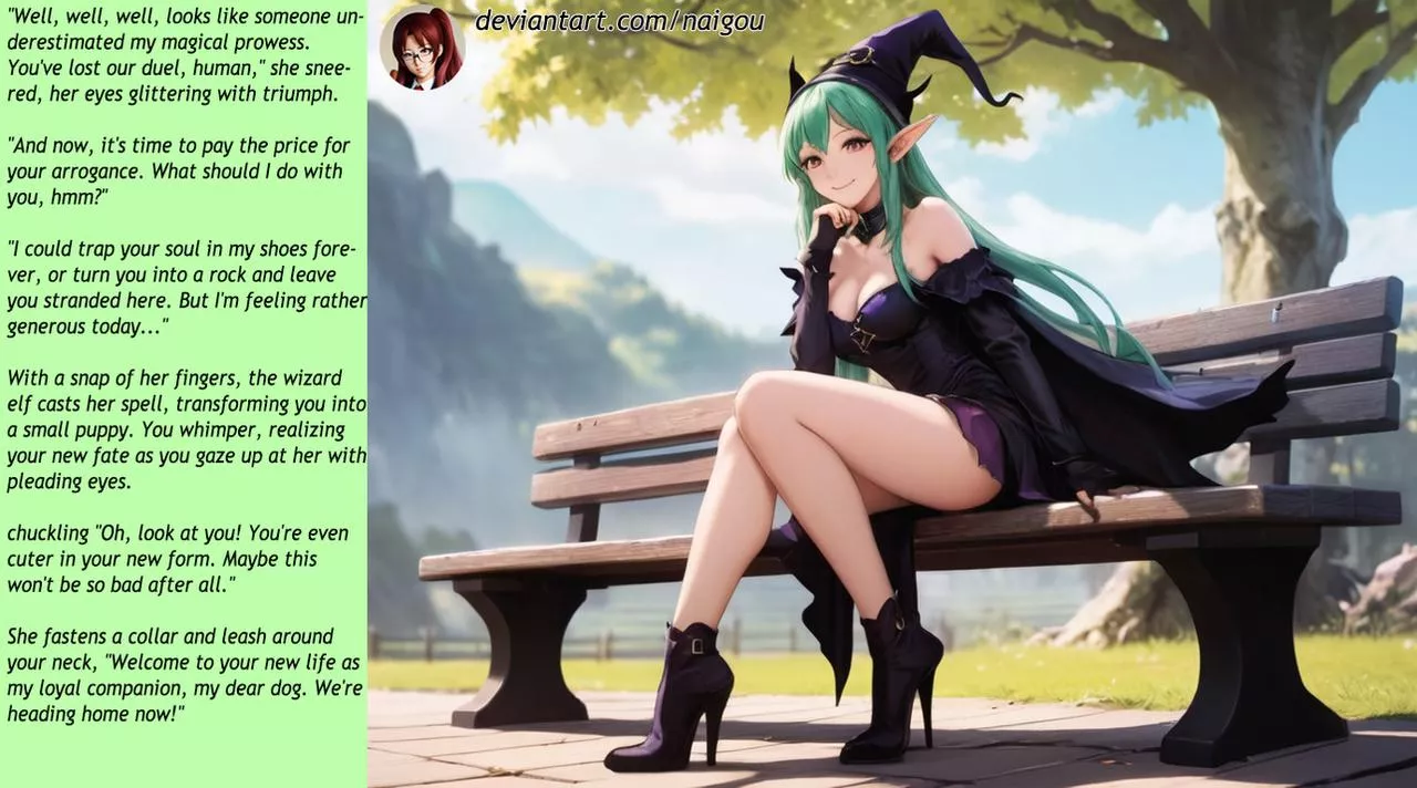 The elf's new dog Part1 posted by Nalgou