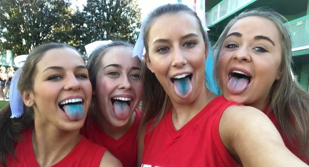 Which college cheerleader’s mouth would you cum in [4] posted by Tough-Designer6786