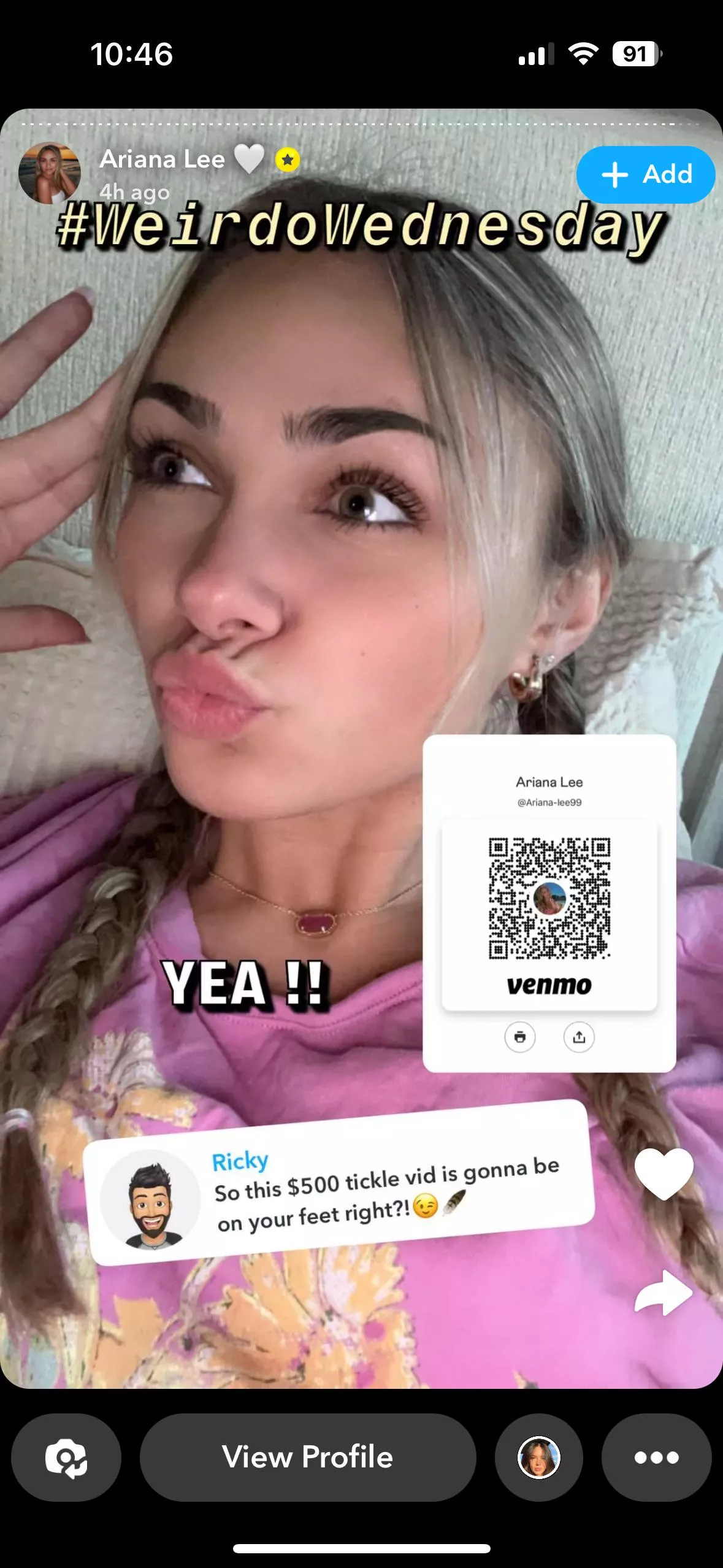 Anyone want to pitch in??? posted by Great-Contact6743