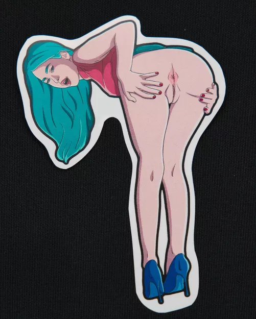 Ass Spread Sticker by Peachy_Shades_