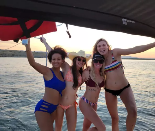 Boat baddies ready to party🤤 which one are you rocking the boat with and why? [4] dms open 😈  by Huge-Customer-3210