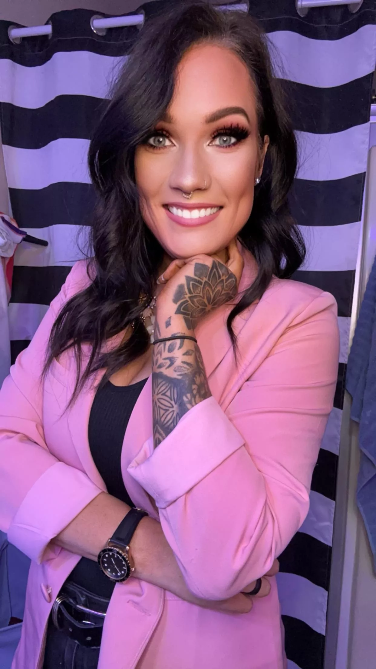 Clothes and tattoos are still a vibe, right  posted by leatherbondagebadass