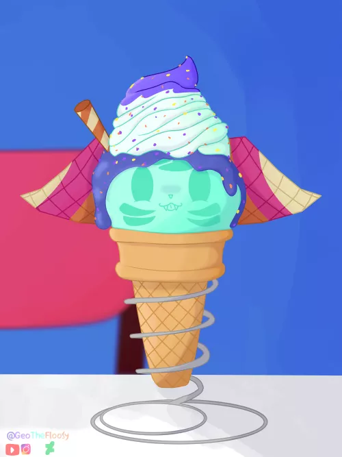 Ice Cream TF :3 (Art by me :3) by GeoTheFloofy