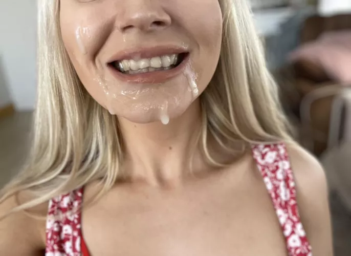 I’m always happy when I have cum all over my face  by gigi_summers