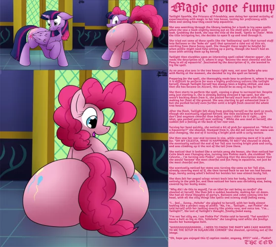 Magic Gone Funny (Twilight-> Pinkie) (My Little Pony) by me by 66699966699966699960