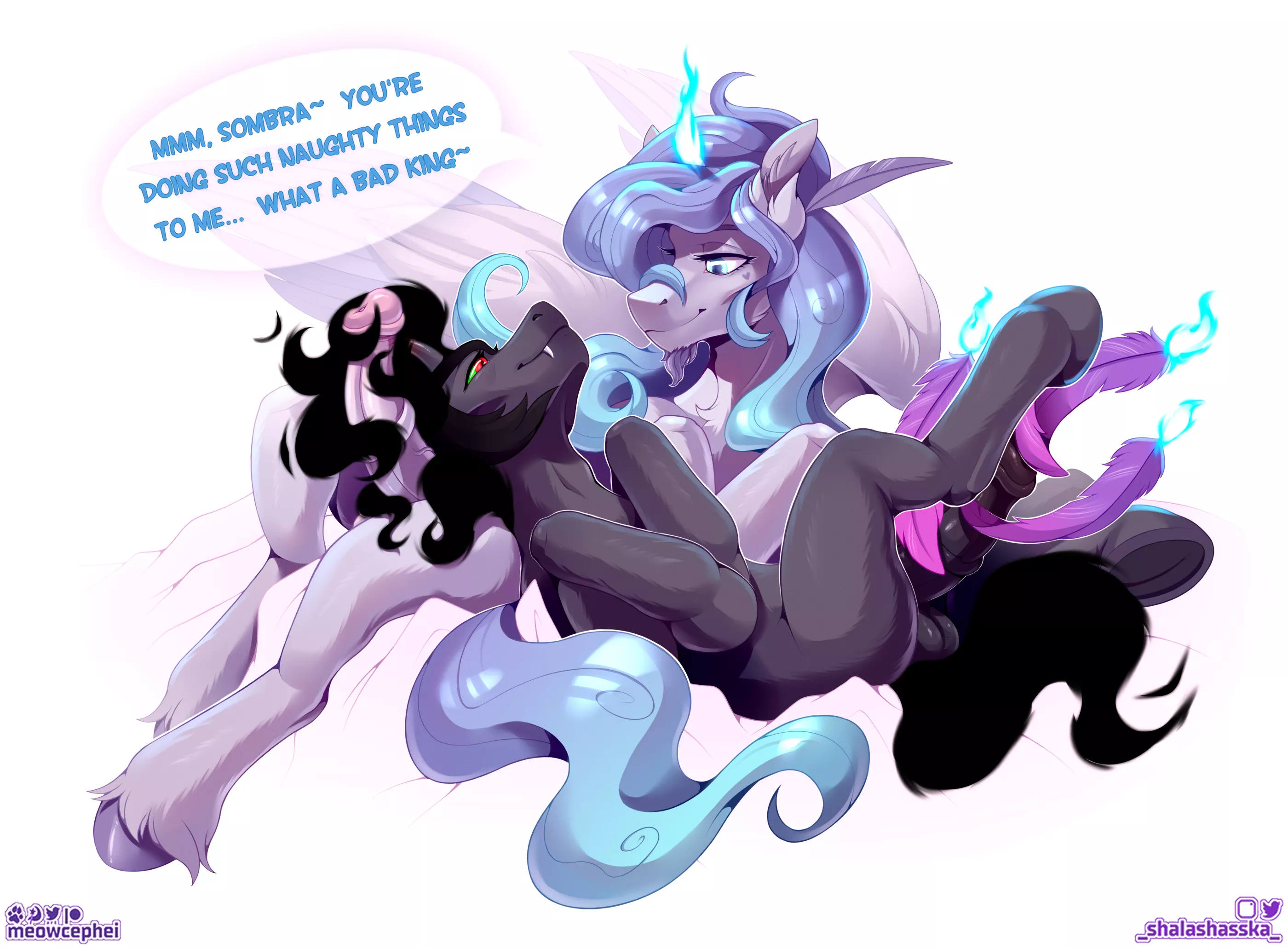 Prince and King cuddles [MM] (meowcephei) posted by meowcephei