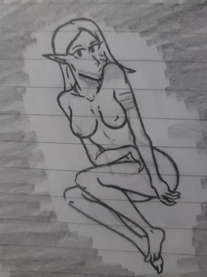 Pru, the elf raised by orcs. (Bluertiger) posted by Hoofedhickory