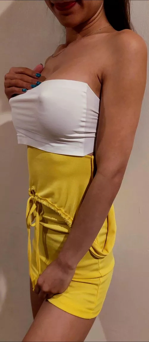 Sharing my little tube top with you  by milkmayden