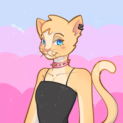 She's going to a party (Art by me) by andyarttz