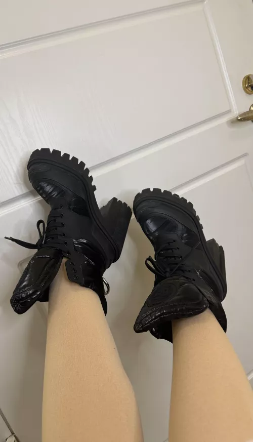 The boots may be leather, but this girl's got a wild side. by adlenaline_