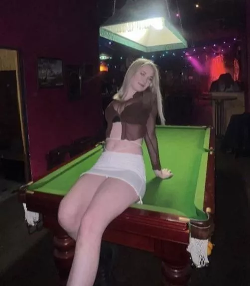 would we be playing pool or something else?  posted by sweetlikeholly