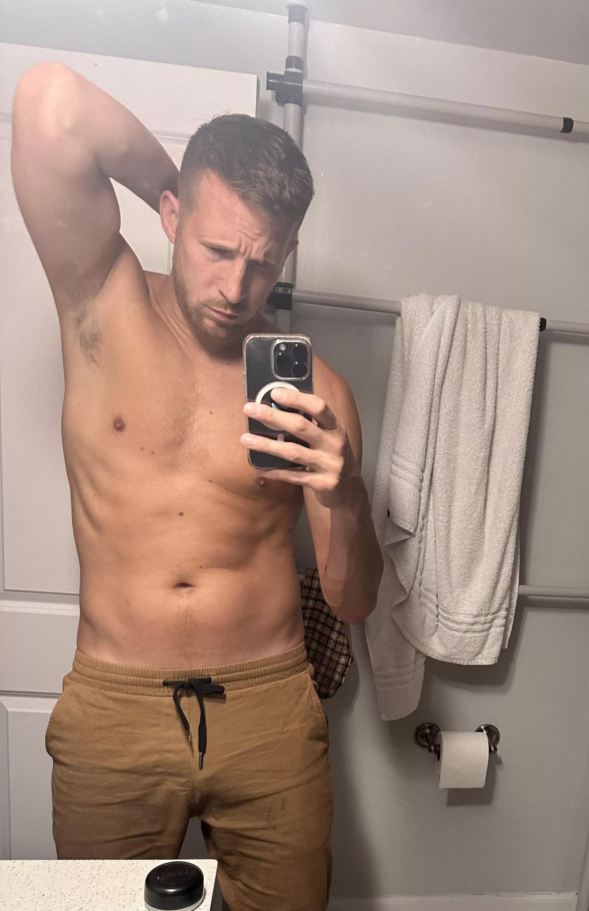 Anyone wanna sniff or lick these pits? Hehhe come and give it a try  posted by Teddiboi83