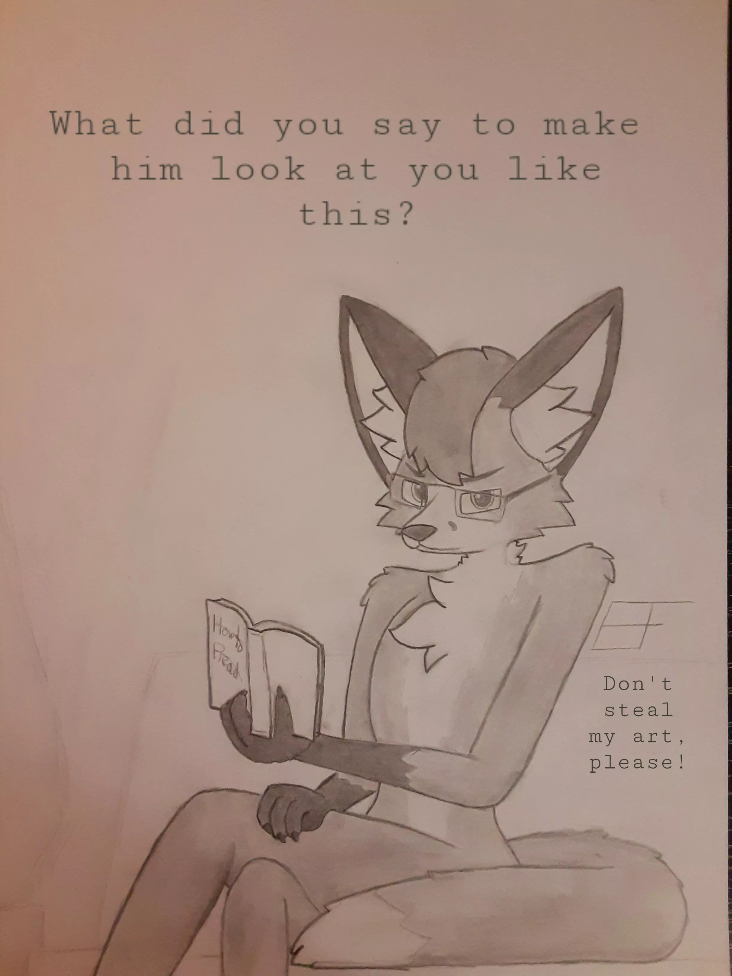 Bejamin Doesn't Look Too Happy... (OC! I'm the artist!) posted by TheBestWaffleIron