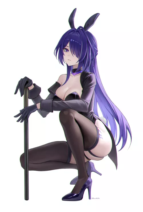 Bunny Acheron [Honkai Star Rail] by CheetahSperm18