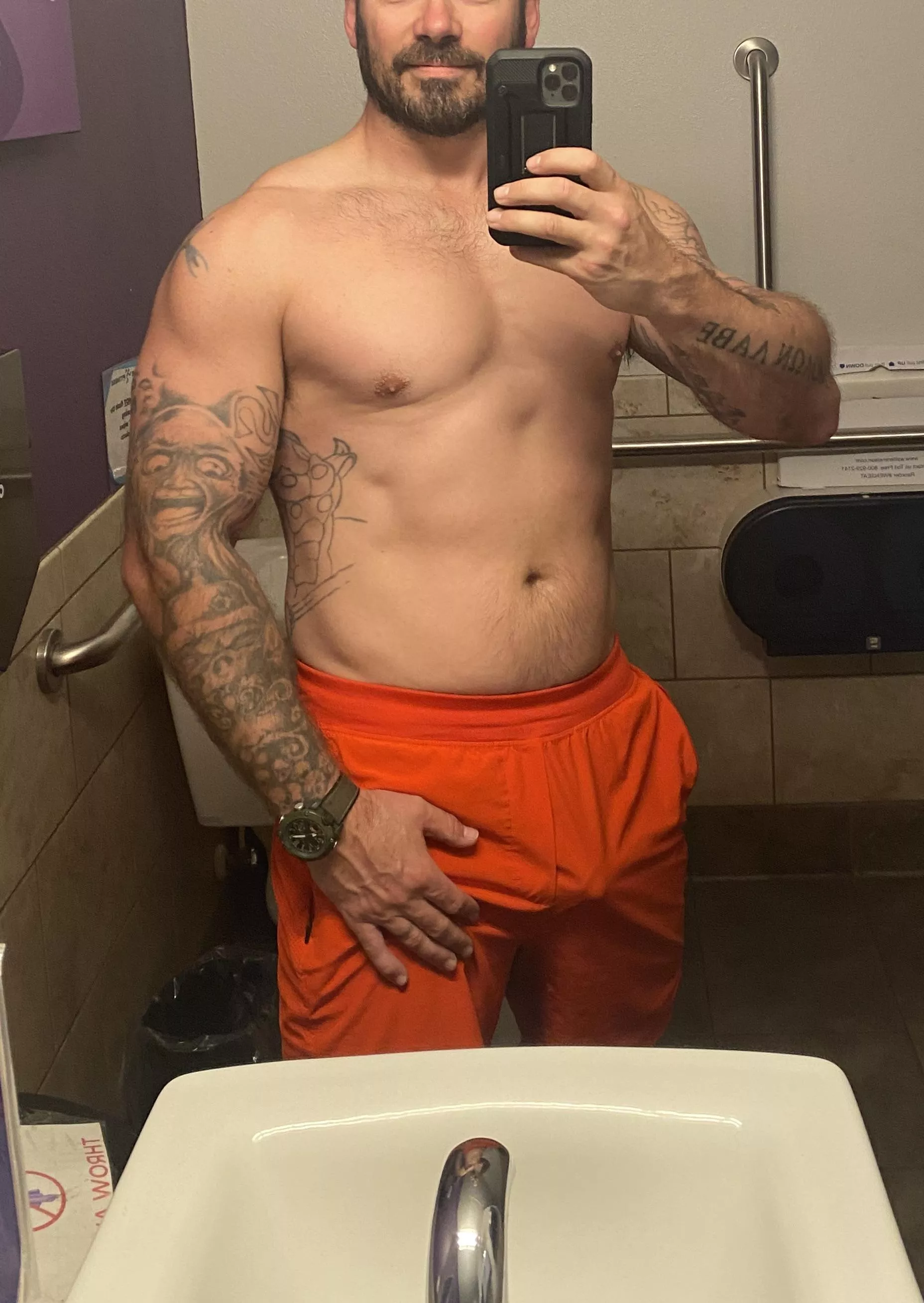 Feeling it at the gym this morning. posted by noitsbrad