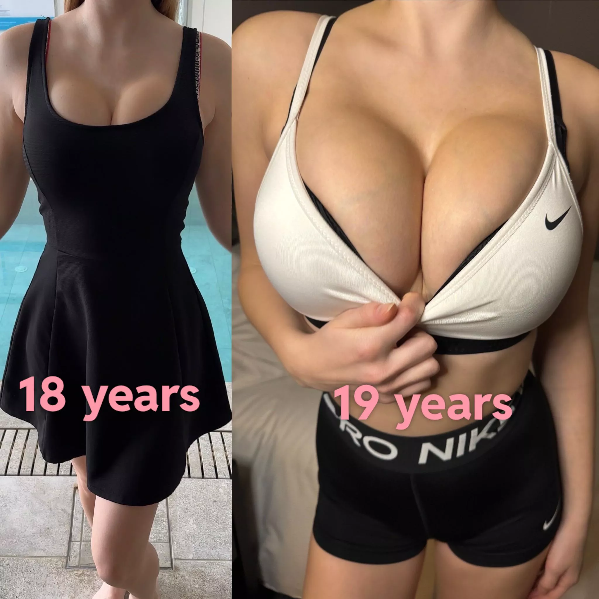 I had already good tits at the age of 18y, but with my petite body I’m so glad about my size today (19)  posted by RC2003XXX